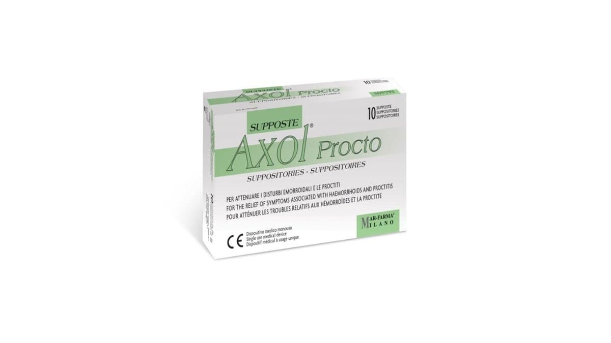 Axol Procto 10 Suppositories