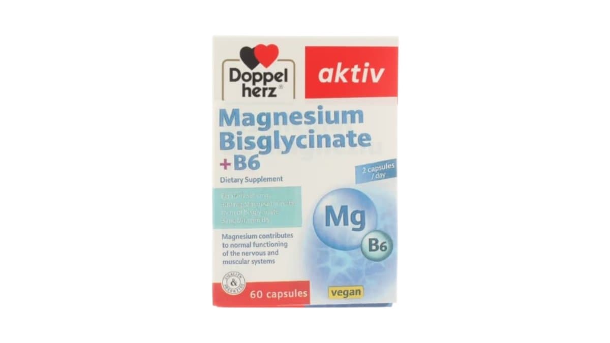 Doppelherz Aktiv Magnesium Bisglycinate + B6 60Caps