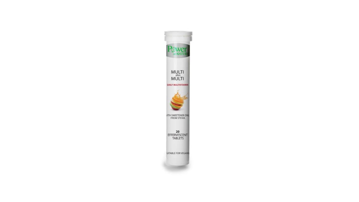 Power Health (Power Of Nature) Multi Plus Multi - Daily Multivitamin Stevia 20 Eff.Tabs Peach Flavour