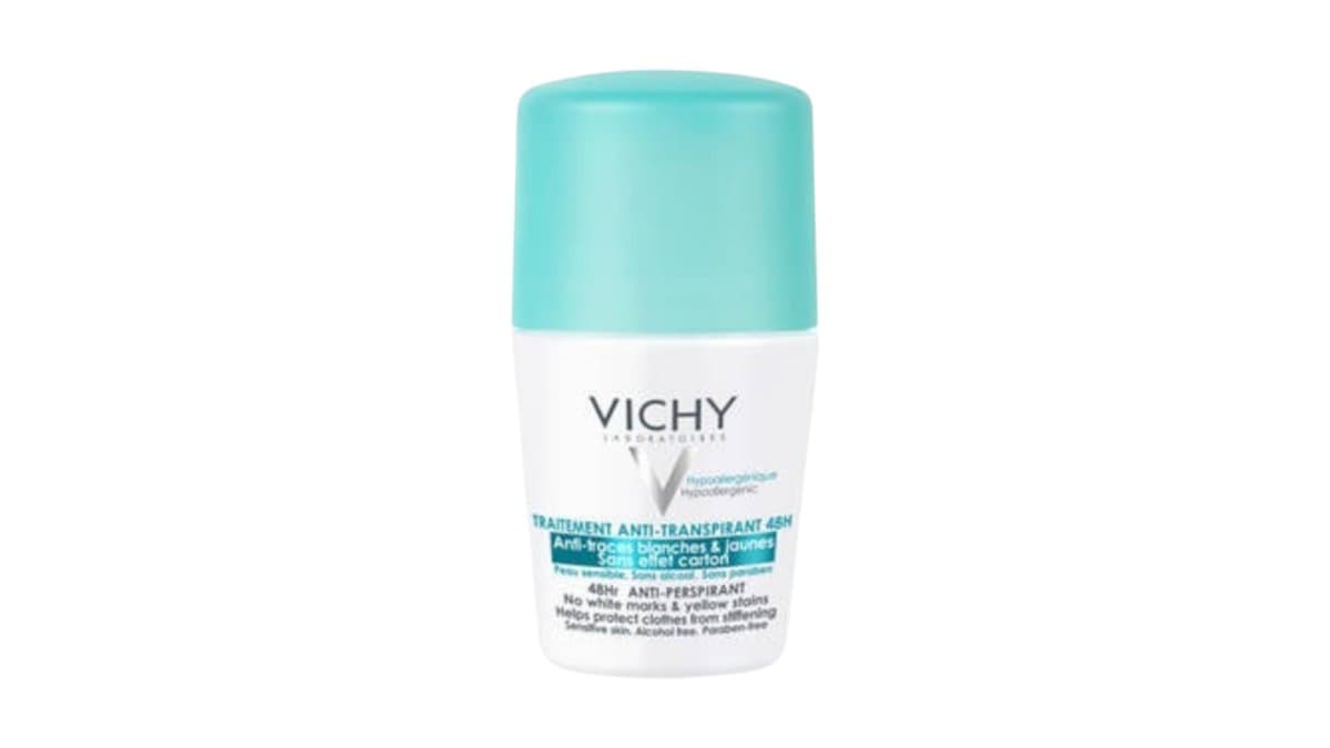 Vichy Deodorant 48H Anti-Marks Roll-On, 50ml