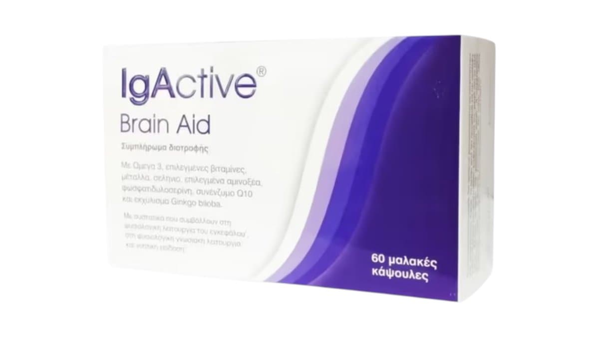 Igactive Brain Aid, 60Soft Gels