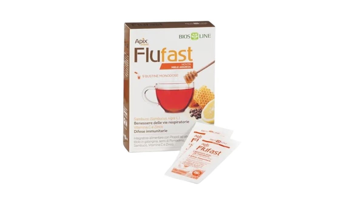Biosline Flufast Respiro - Arancia 9 Sachets
