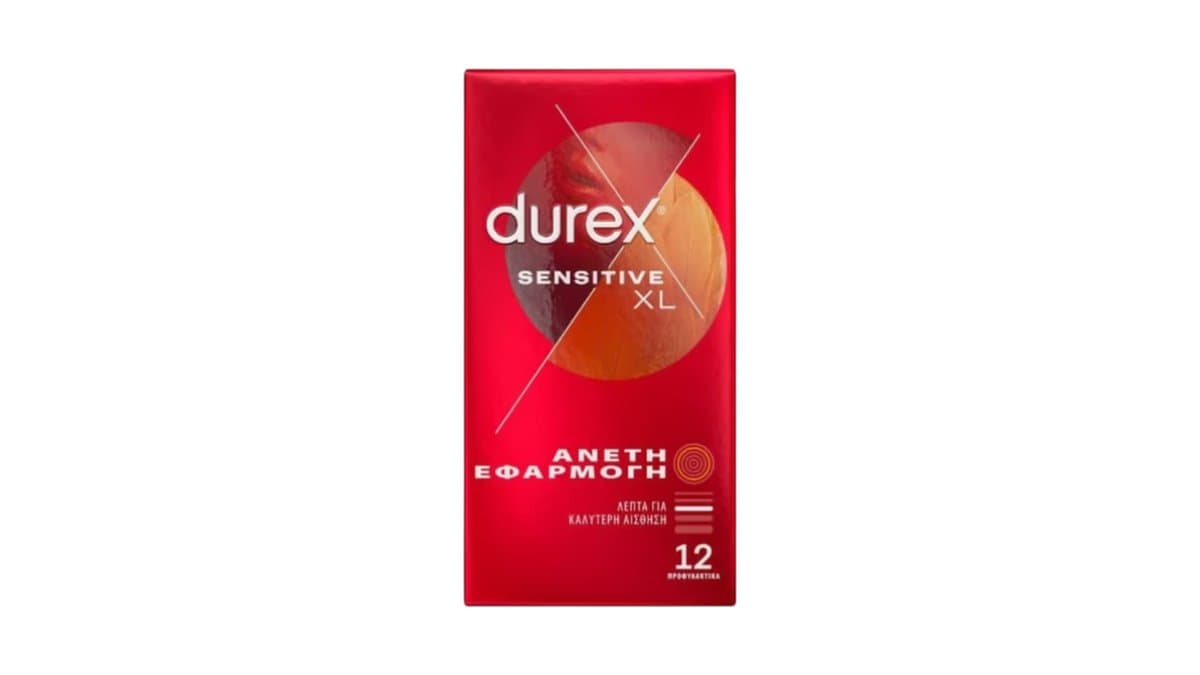 Durex Sensitive Wide Fit 12pcs