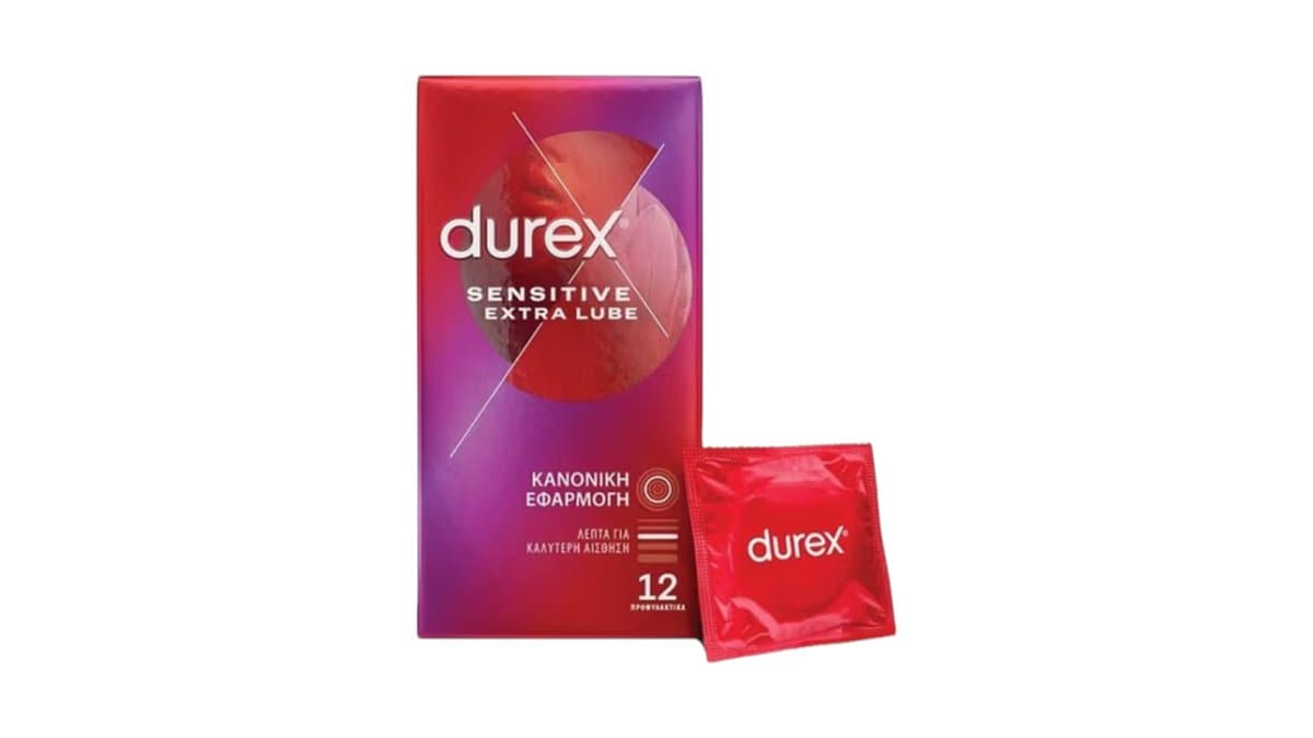 Durex Sensitive Extra Lube 12pcs