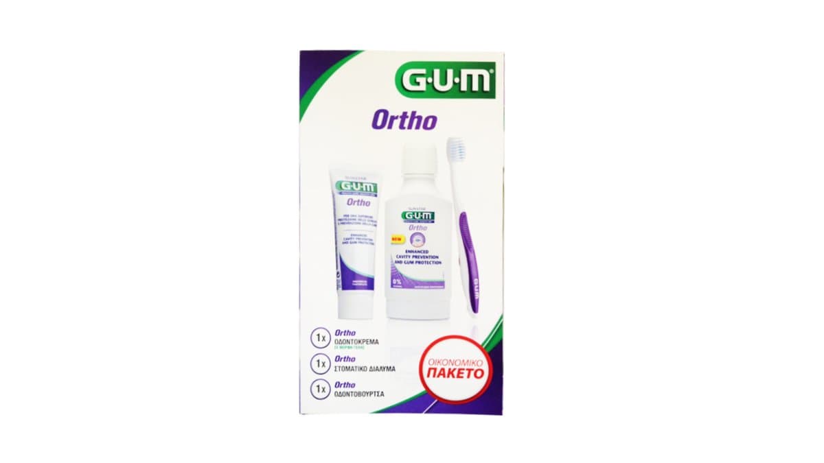 GUM Offer Orthodontic Set 1T/P, 1M/W, 1T/Br