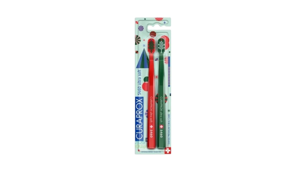 Curaprox 5460 Ultra Soft Christmas Edition 2x Toothbrushes