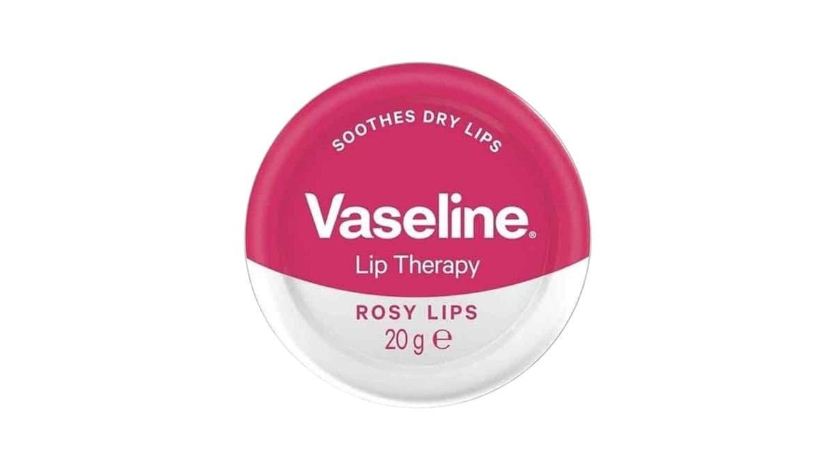 Vaseline Lip Therapy Tin Rosy Lips  - Rose & Almond 20g
