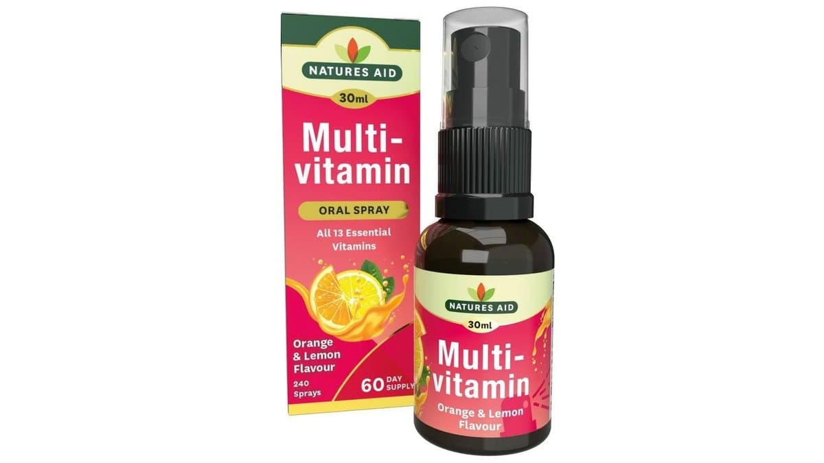 Natures Aid Multi - Vitamin Orange & Lemon, Oral Spray, 30ml