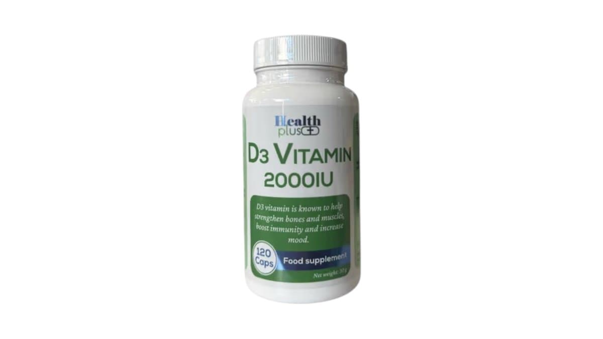 Health Plus Vitamin D3 2000IU 120Caps