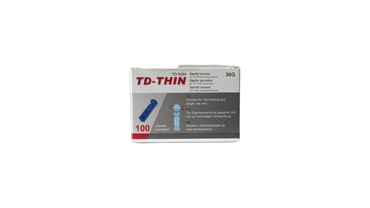 TD-5084 TD-Thin Sterile Lancets 30G 100pcs