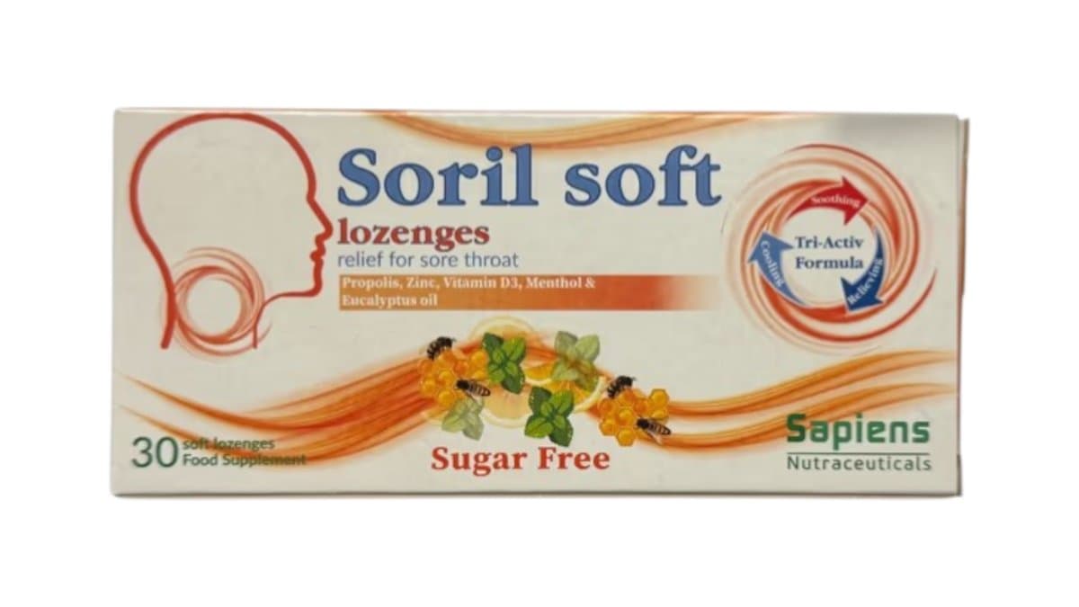 Soril Triactiv Lozenges Orange Sugar-Free 30x