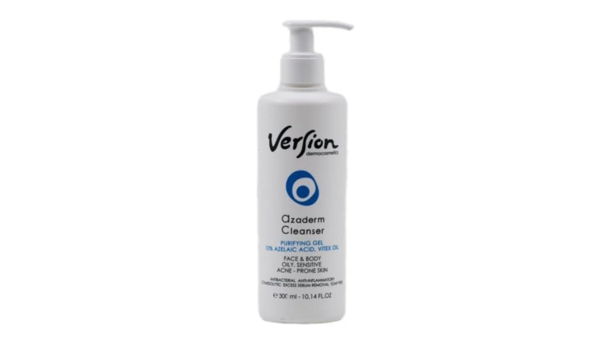 Version Azaderm Cleanser 10% Azelaic Acid, Vitex Oil 300ml