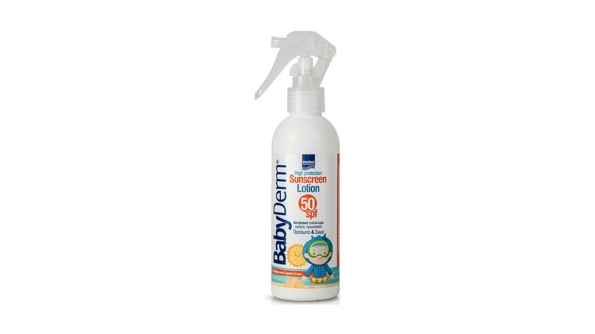 Intermed BabyDerm High Protection Sunscreen Lotion SPF50 200ml