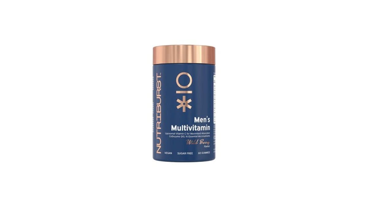 Nutriburst Men's Multivitamin Wild Berry Flavour 60 Gummies