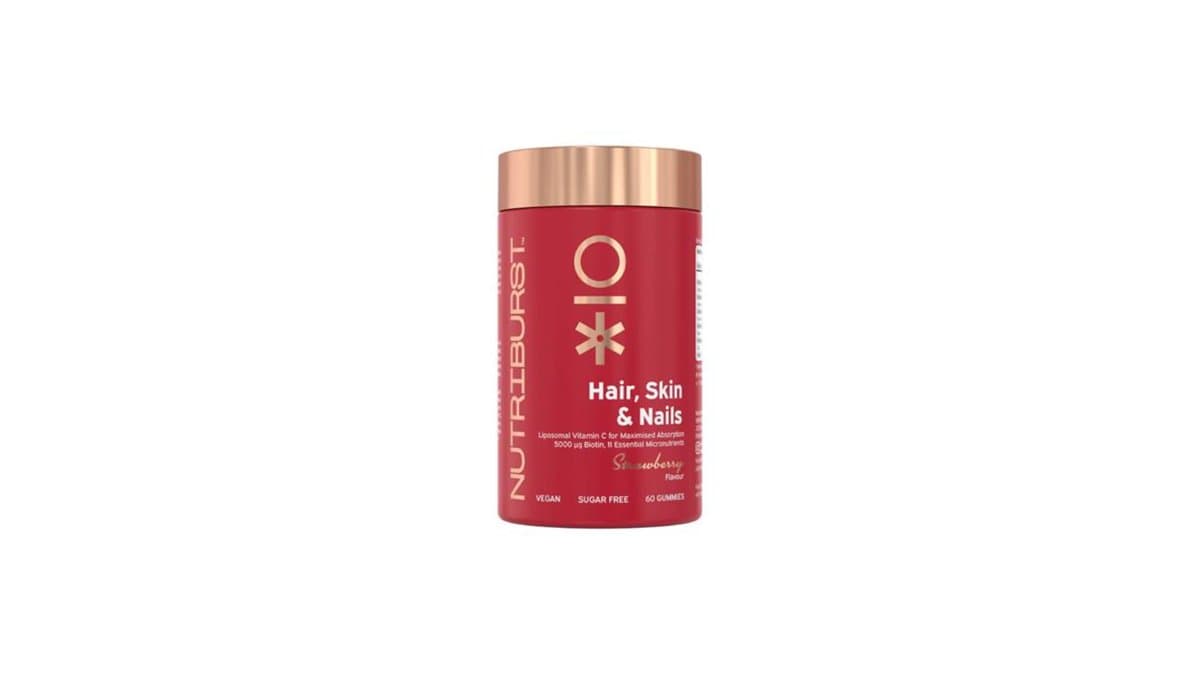 Nutriburst Hair, Skin & Nails Strawberry Flavour 60 Gummies