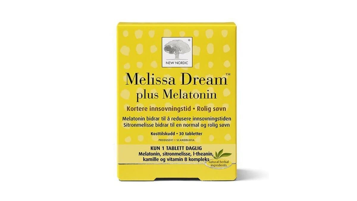 Nordic Melissa Dream Plus Melatonin 30Tabs