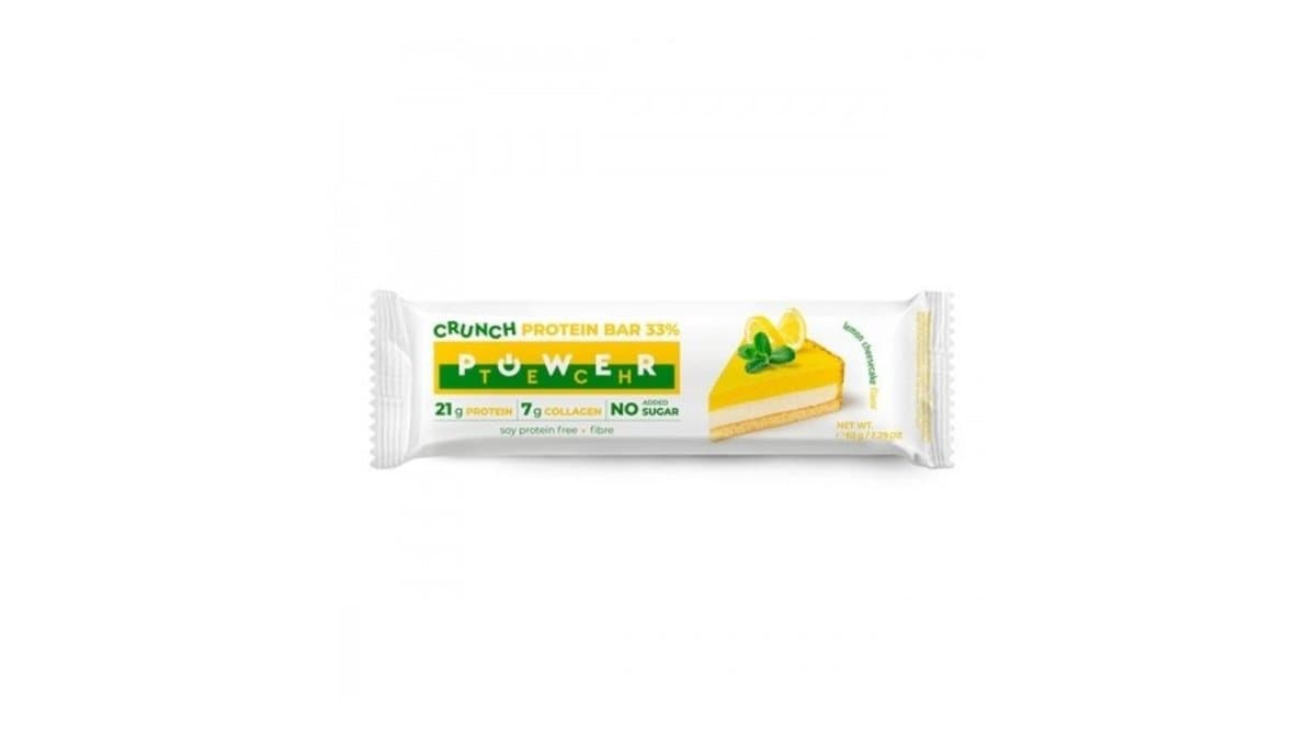 Crunch Protein Bar Power Tech Lemon Cheesecake Flavor 65g