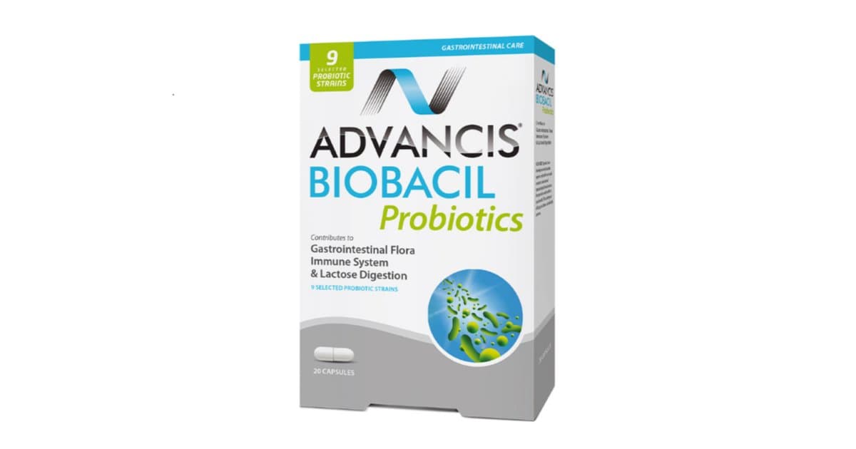 Advancis Biobacil Probiotics 20 Caps