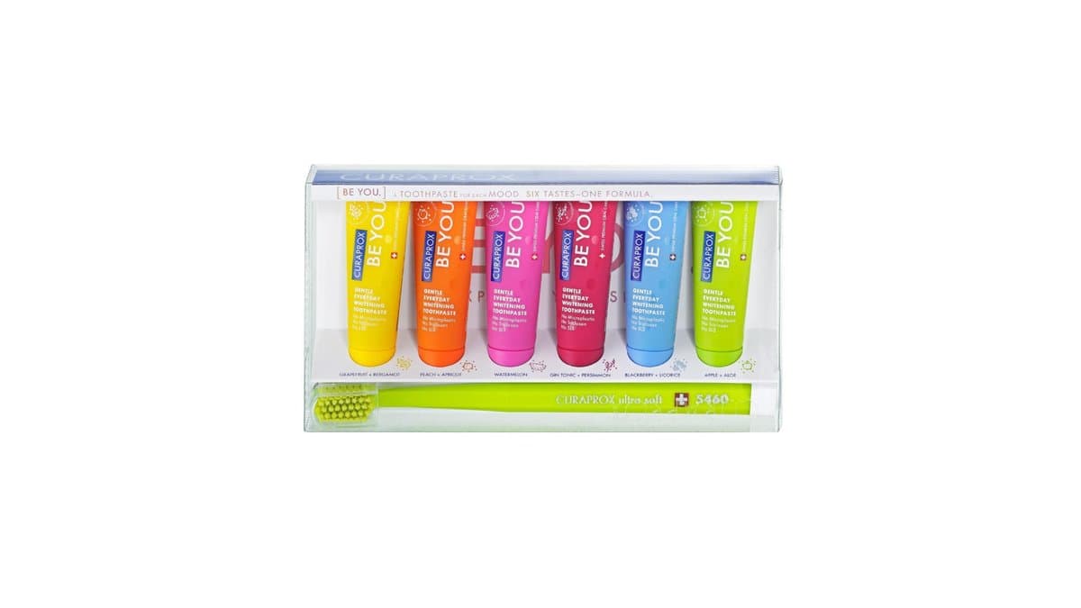 Curaprox Be You Gentle Everyday Whitening Toothpaste x6 Flavours