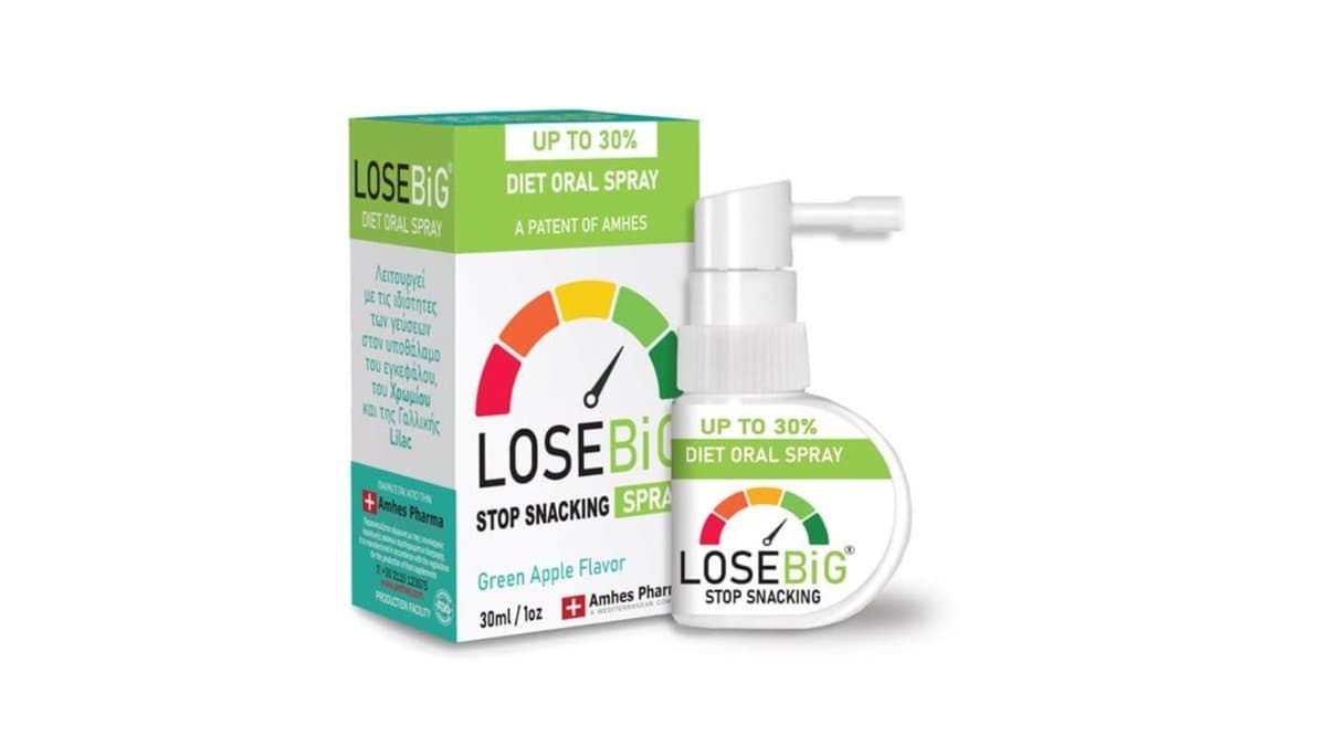 Losebig Diet Oral Spray Green Apple Flavour 30ml