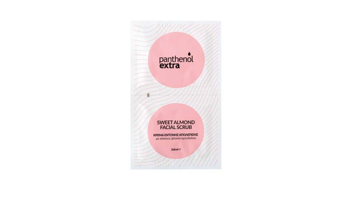 Panthenol Extra Sweet Almond Facial Scrub 2x8ml
