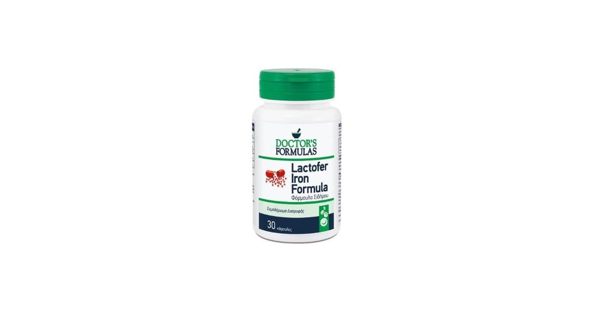 Doctor's Formulas Lactofer Iron Formula 30 Caps