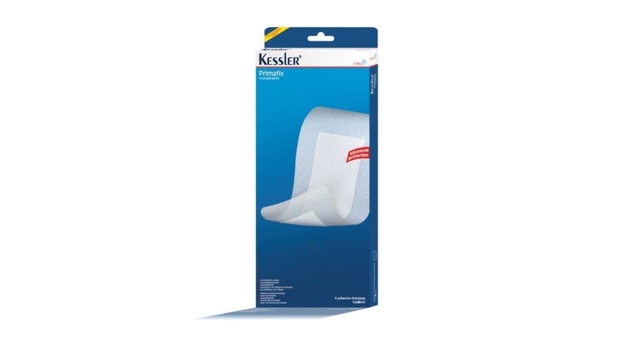 Kessler Primafix Hypoallergenic 3 Adhessive Dressings 10x30cm