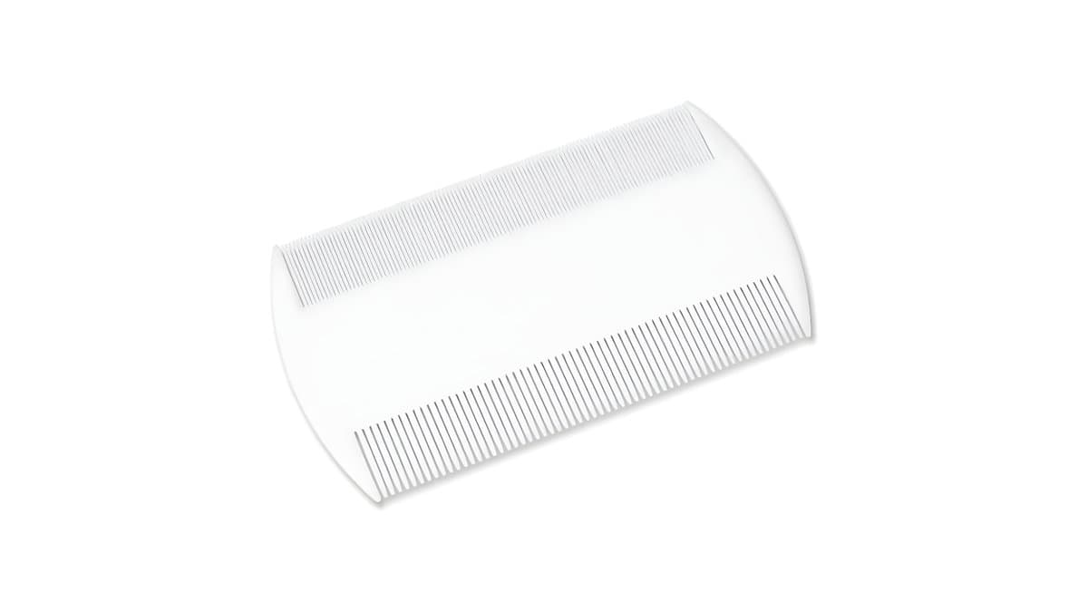 Lice Comb (Plastic White) 1 pc