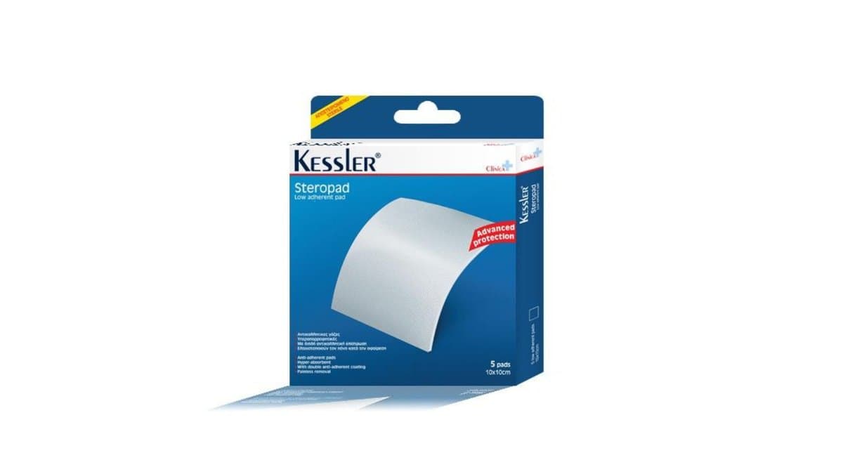 Kessler Steropad Non-Stick Dressing 5 Pads 10x10cm