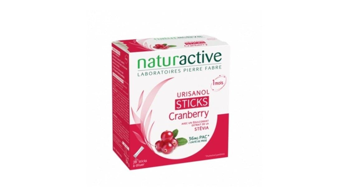 Naturactive Urisanol Sticks Cranberry 28 Sticks