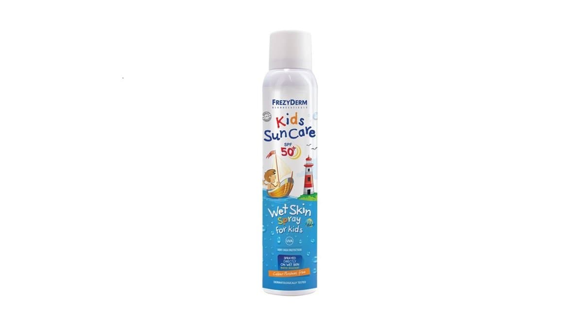 FREZYDERM Kids SunCare SPF50+ Wet Skin Spray for Kids 200ml