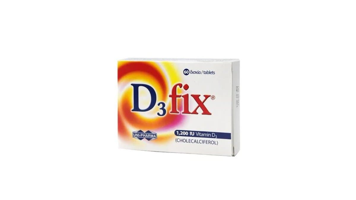 Vitamin D3-Fix 1200IU 60 Tabs