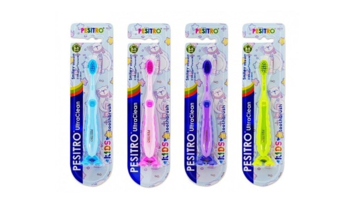 Pesitro Ultra Clean Smiley Ultra Soft 5180 Toothbrush 3-5 Years Old