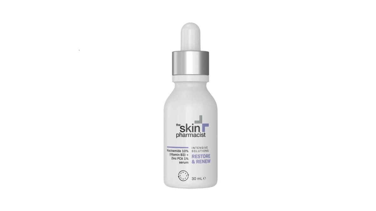 Skin Pharmacist Restore & Renew Niacinamide 10% + Zinc PCA 1% Serum 30ml