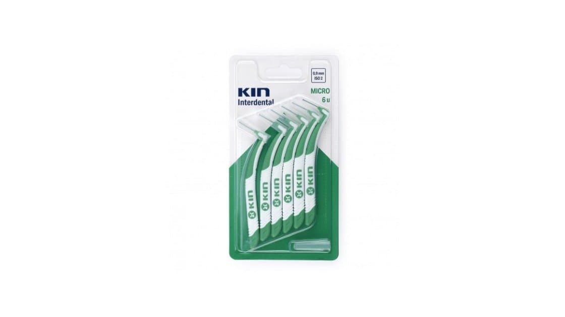 Kin Interdental Brush 0.9MM Green 6X