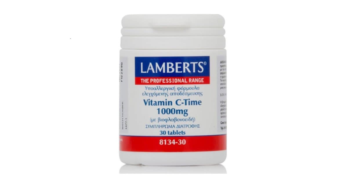 Lamberts Vitamin C - Time 1000mg 30 Tabs