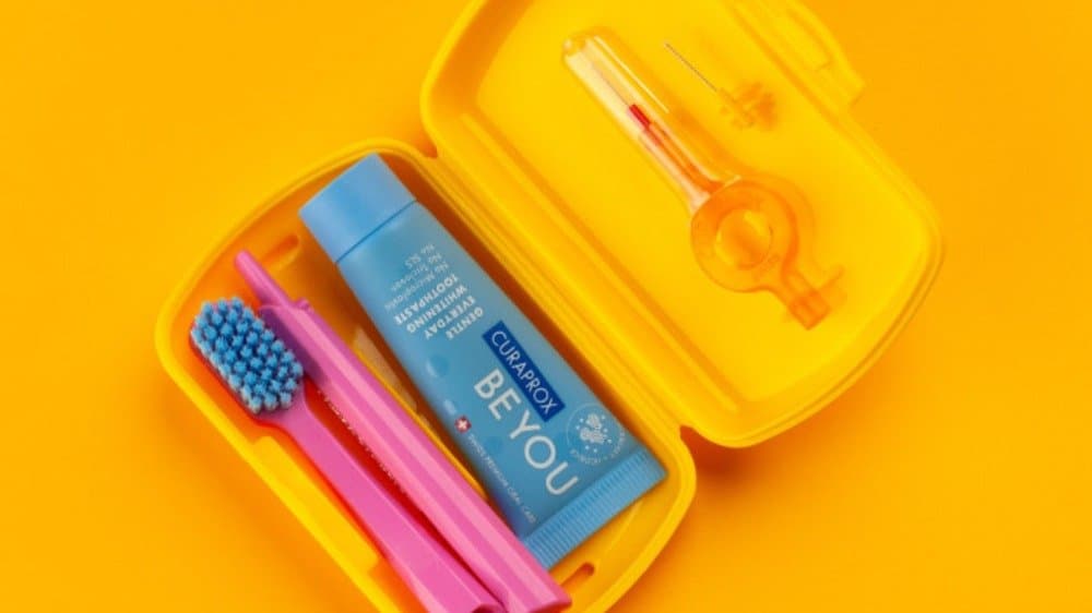 CURAPROX Travel Set Yellow