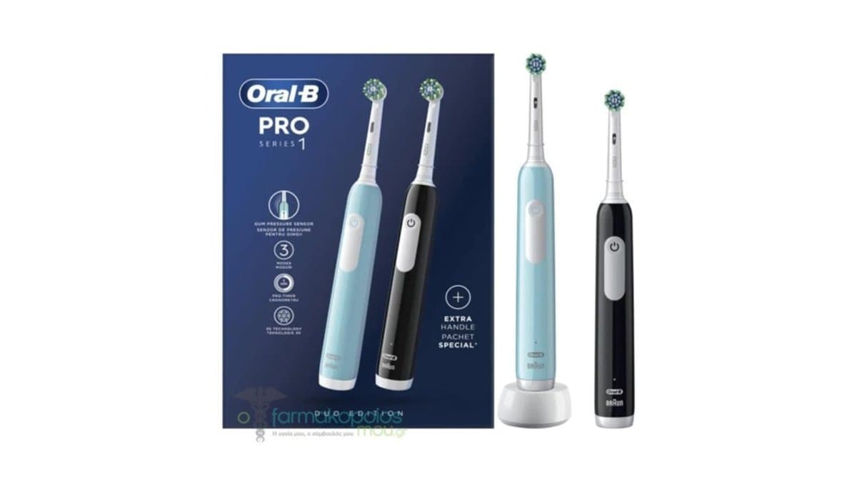 Oral-B Vitality Pro1 Black-Blue (Duo)