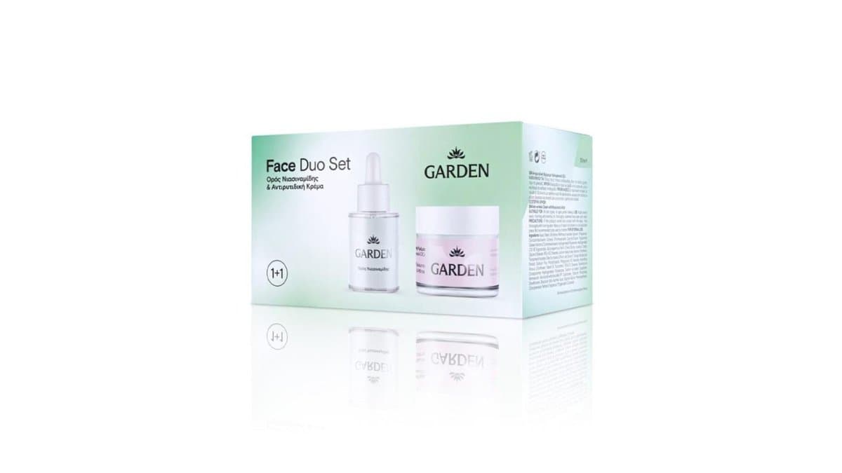 Garden Face Duo Set - Antiwrinkle Cream 50ml & Niacinamide Serum 30ml