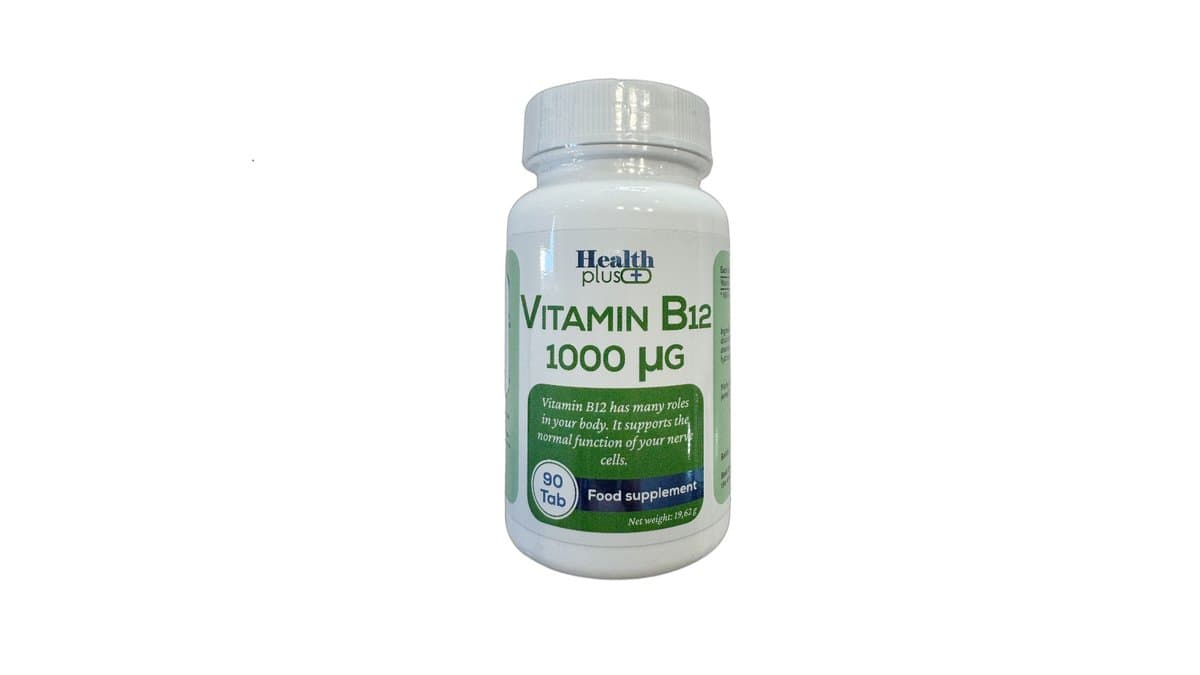 Health Plus Vitamin B12 1000mcg 90 Tabs