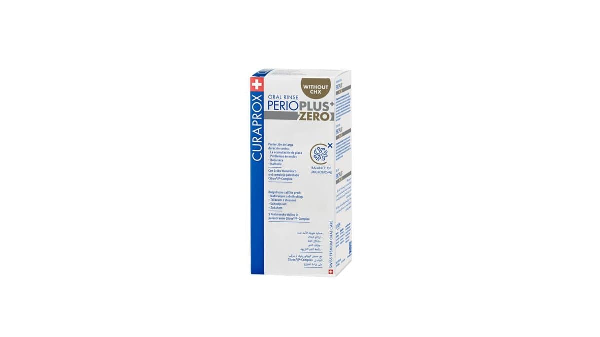 Curaprox PerioPlus+ Zero Without CHX Mouthwash 200ml