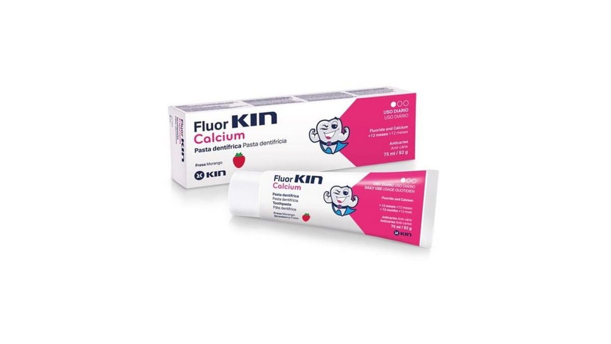 Fluor Kin Calcium Toothpaste 12m+ 75ml