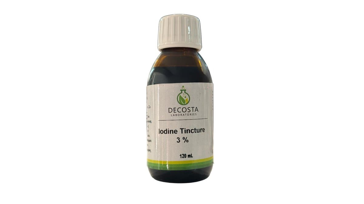 Decosta Iodine Tincture 3% 120ml