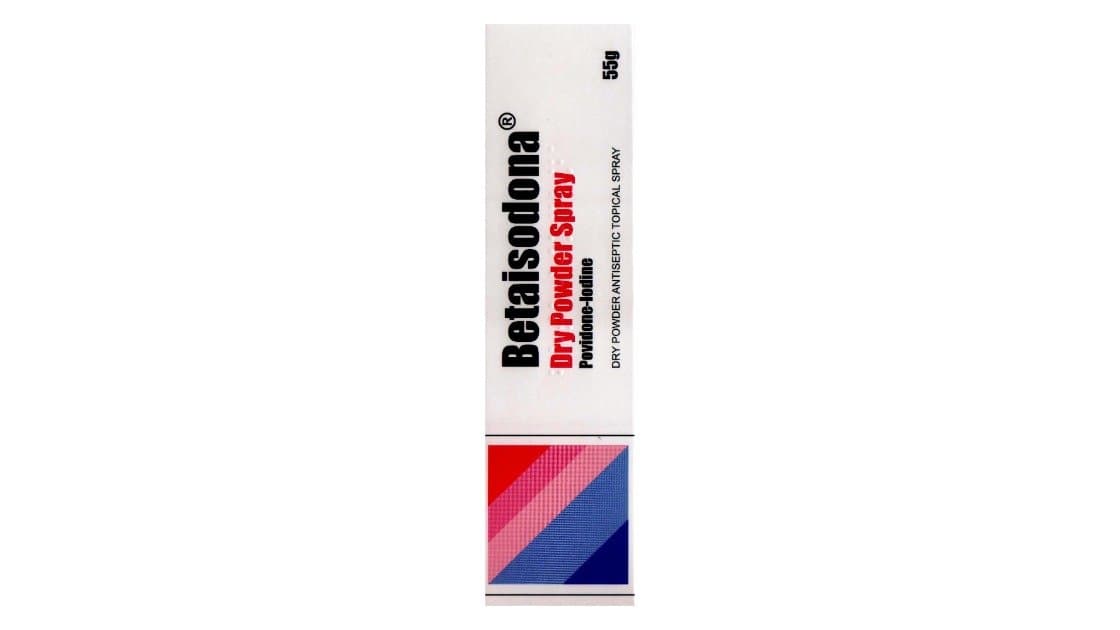 Betaisodona Dry Powder, Cutaneous Spray 55g