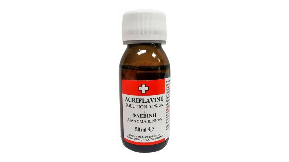 Greco Acriflavine 0.1%w/v L/S 100ml