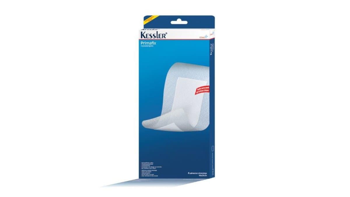 Kessler Primafix Hypoallergenic 4 Adhessive Dressings 10x25cm