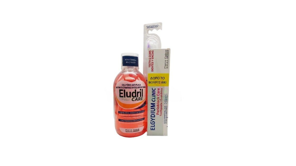 Kit Offer Eludril Classic 500ml & Anti-Plaque & Toothbrush