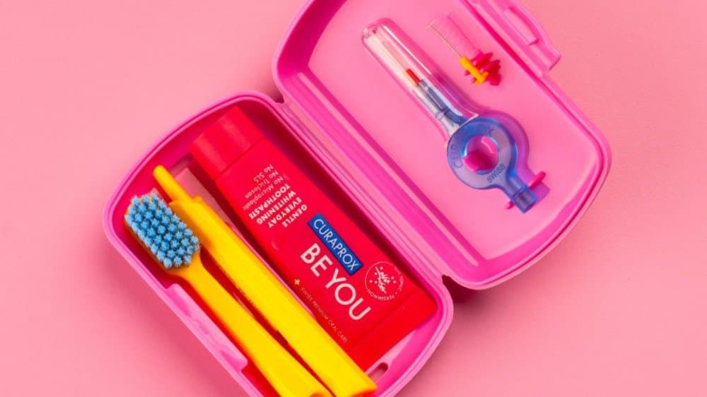 CURAPROX Travel Set Pink