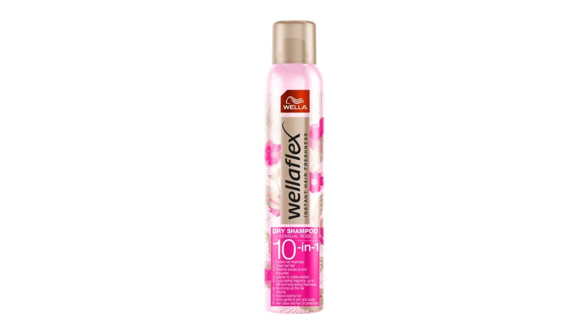 Wella Wellaflex Dry Shampoo 10-IN-1 Sensual Rose 180ml