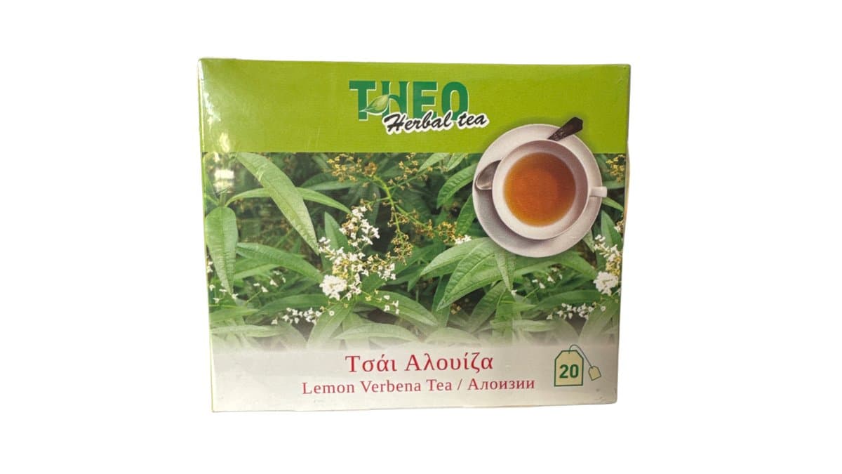 Theo Herbal Lemon Verbena Tea 20 Tea Bags